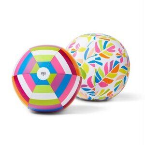 NWT 2pk Inflatable Beach Ball Set - Tabitha Brown for Target